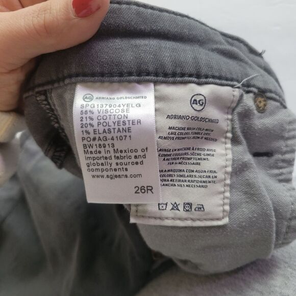 AG Adriano Goldschmied The Farrah Skinny High Rise Jeans Size 26 - Picture 4 of 8